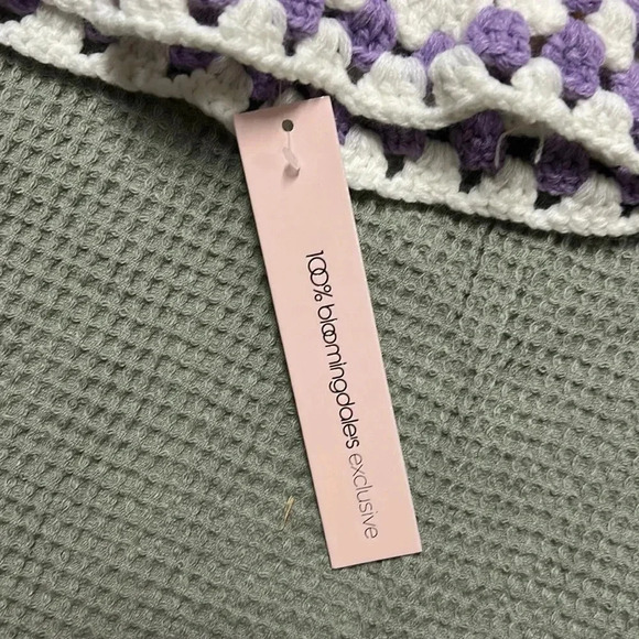 NWT- AQUA Crochet Colorful Bucket Hat One Size NWT - Picture 3 of 5